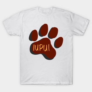 IUPUI Jaguars Paw Print T-Shirt